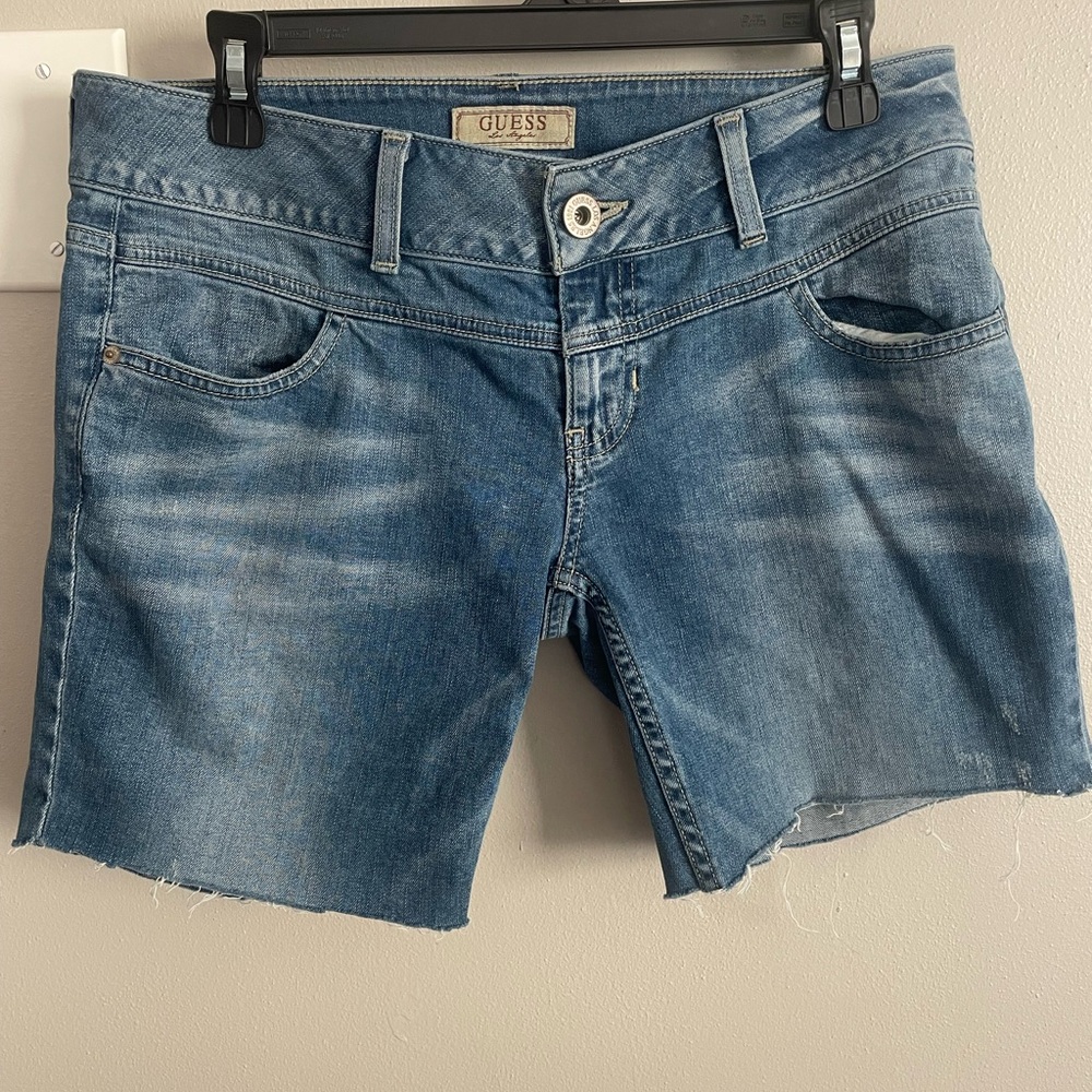 Guess Denim Cutoff Jean Shorts Bermuda size 30